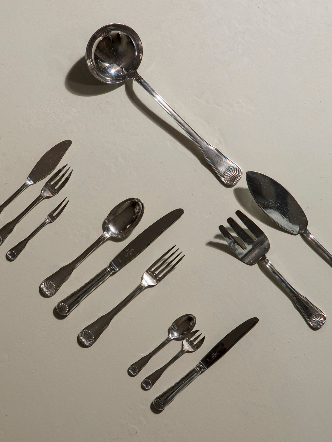 Cubertería francesa 12 personas años 40