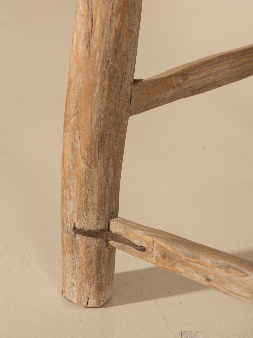 Pair of elm and bamboo chairs, China, 19th century