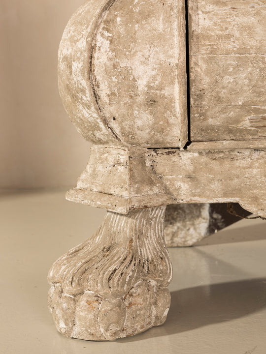 Dutch chest of drawers 1860 with Lion feet