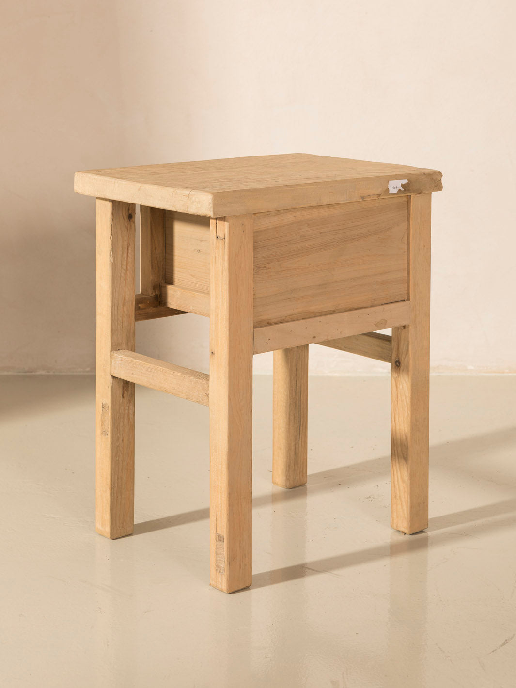 Elm bedside table