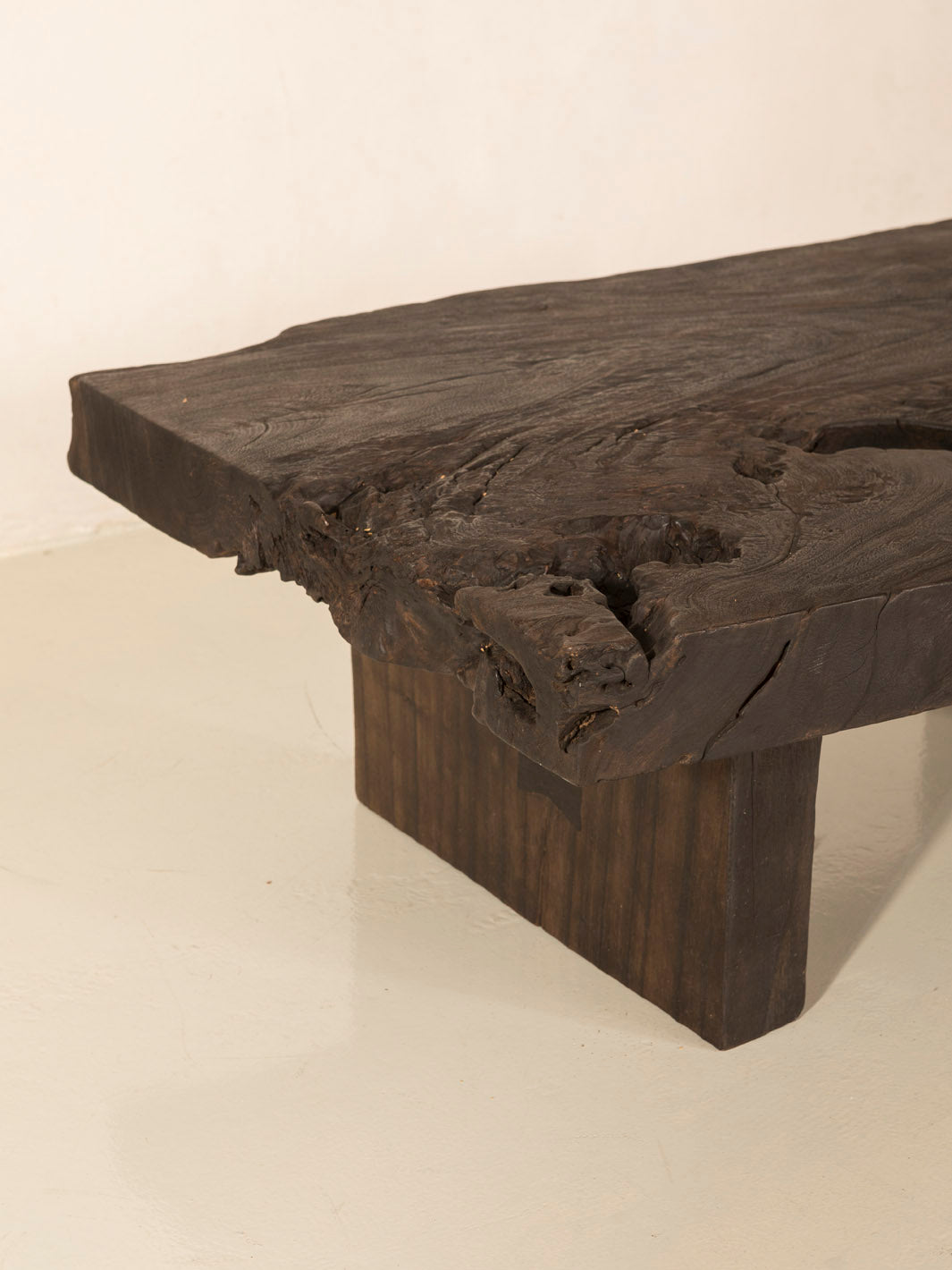 Yakisugi coffee table 130cm