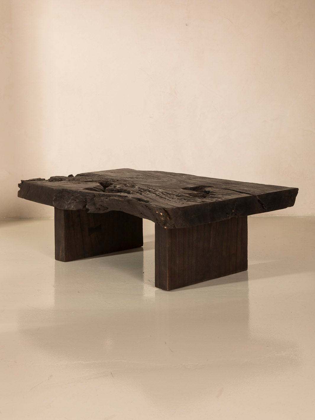 Yakisugi coffee table 130cm
