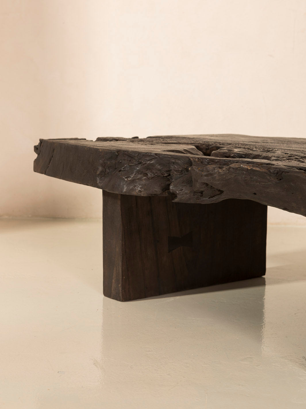 Yakisugi coffee table 130cm