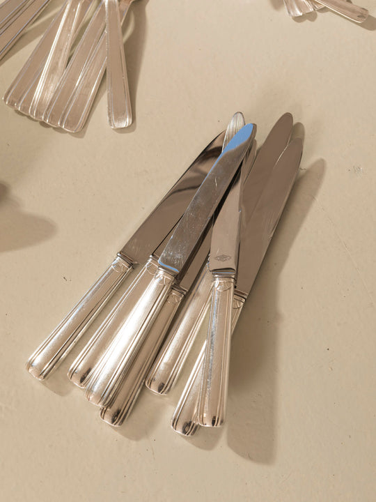 French Art Deco cutlery set for 12 people