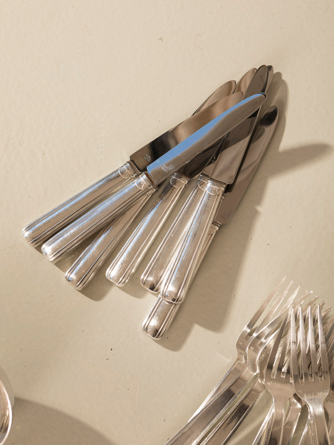 French Art Deco cutlery set for 12 people