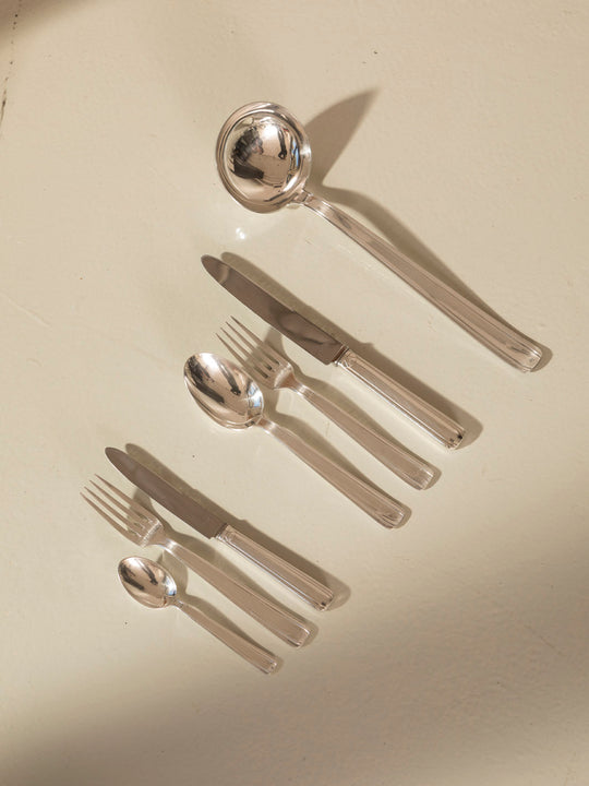 French Art Deco cutlery set for 12 people