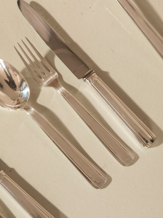 French Art Deco cutlery set for 12 people