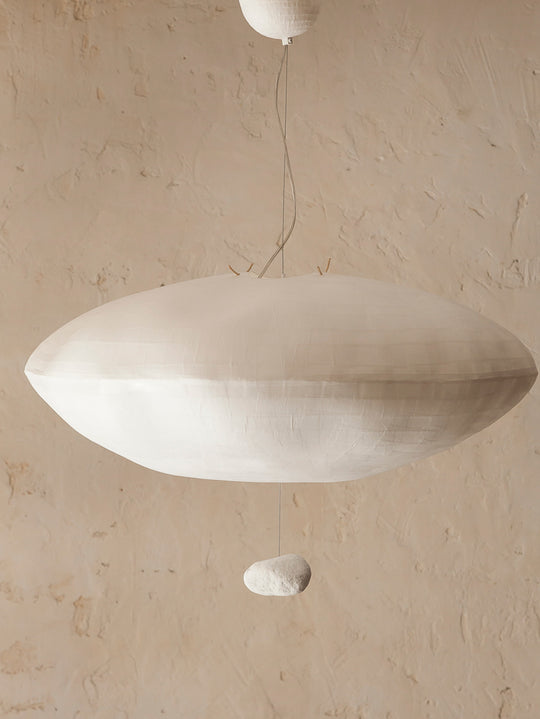 Nube ceiling lamp by Céline Wright (with stone)