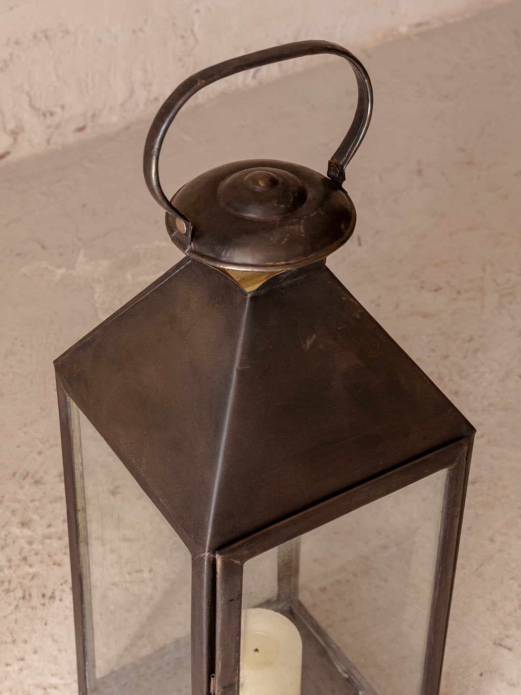 Copper lantern 75cm