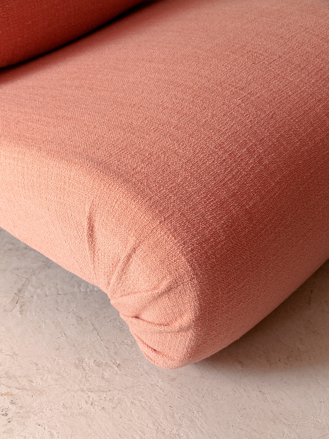 Pink Curvy Armchair from the 70s