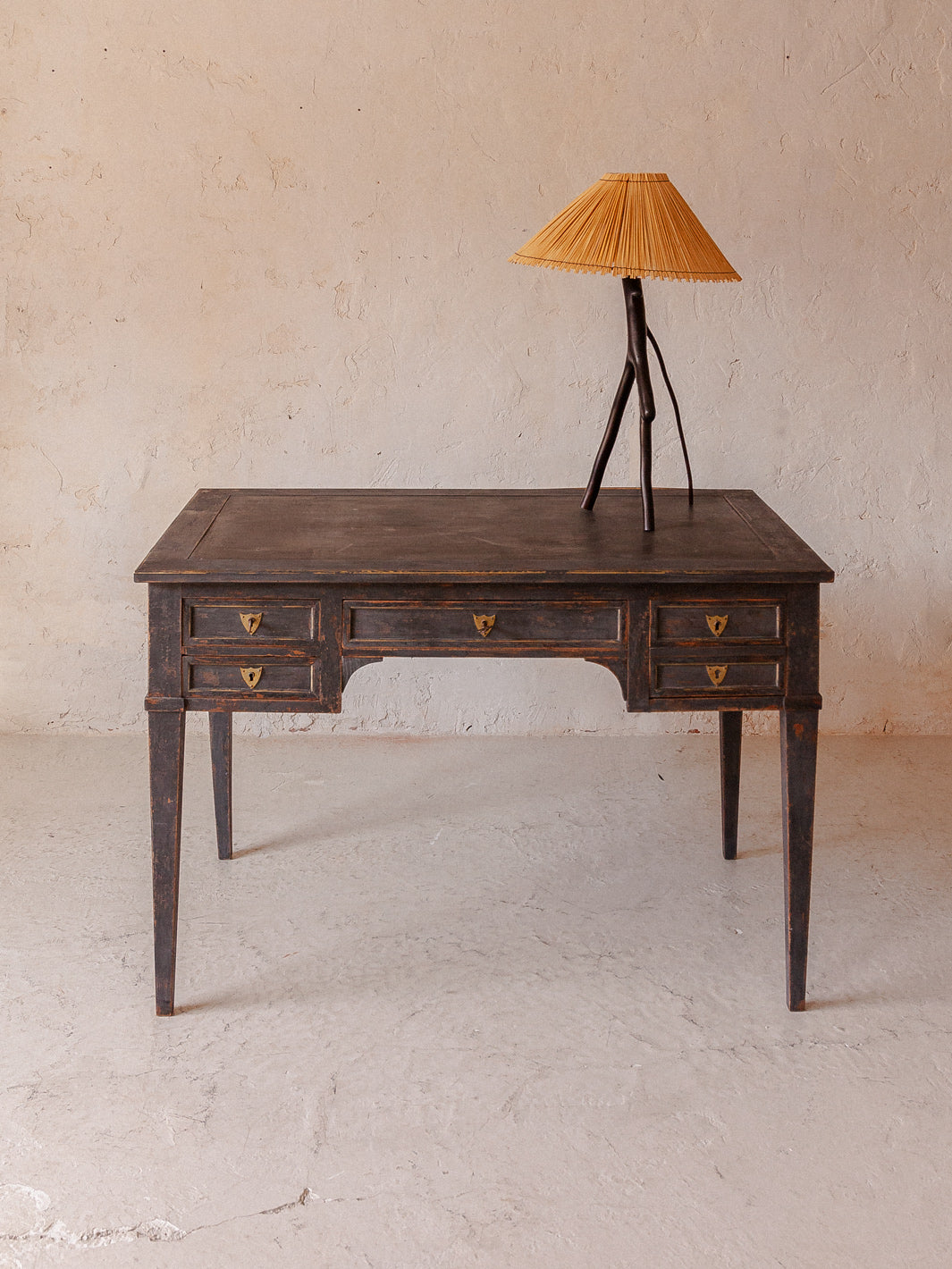 Black writing table from the 30s