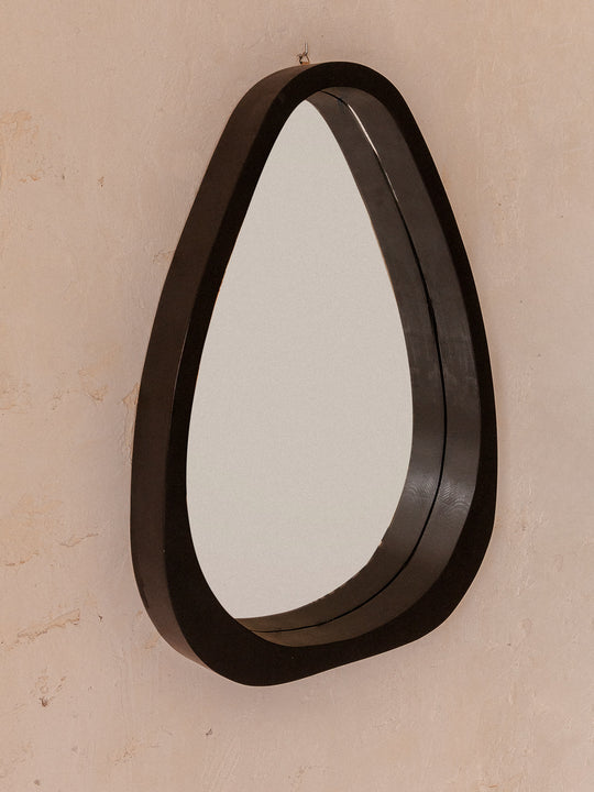 Espejo de madera de olivo
