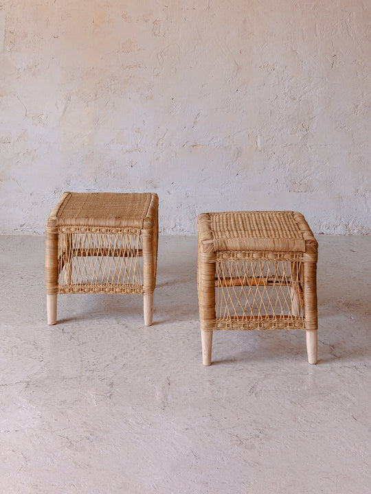 Malawi Rattan Bedside Table