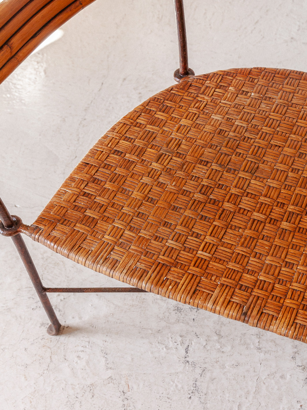 Bamboo and rattan sofa from the 60s