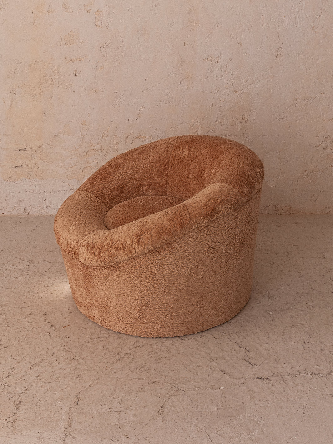 Fauteuil en velours fleuri Fendi