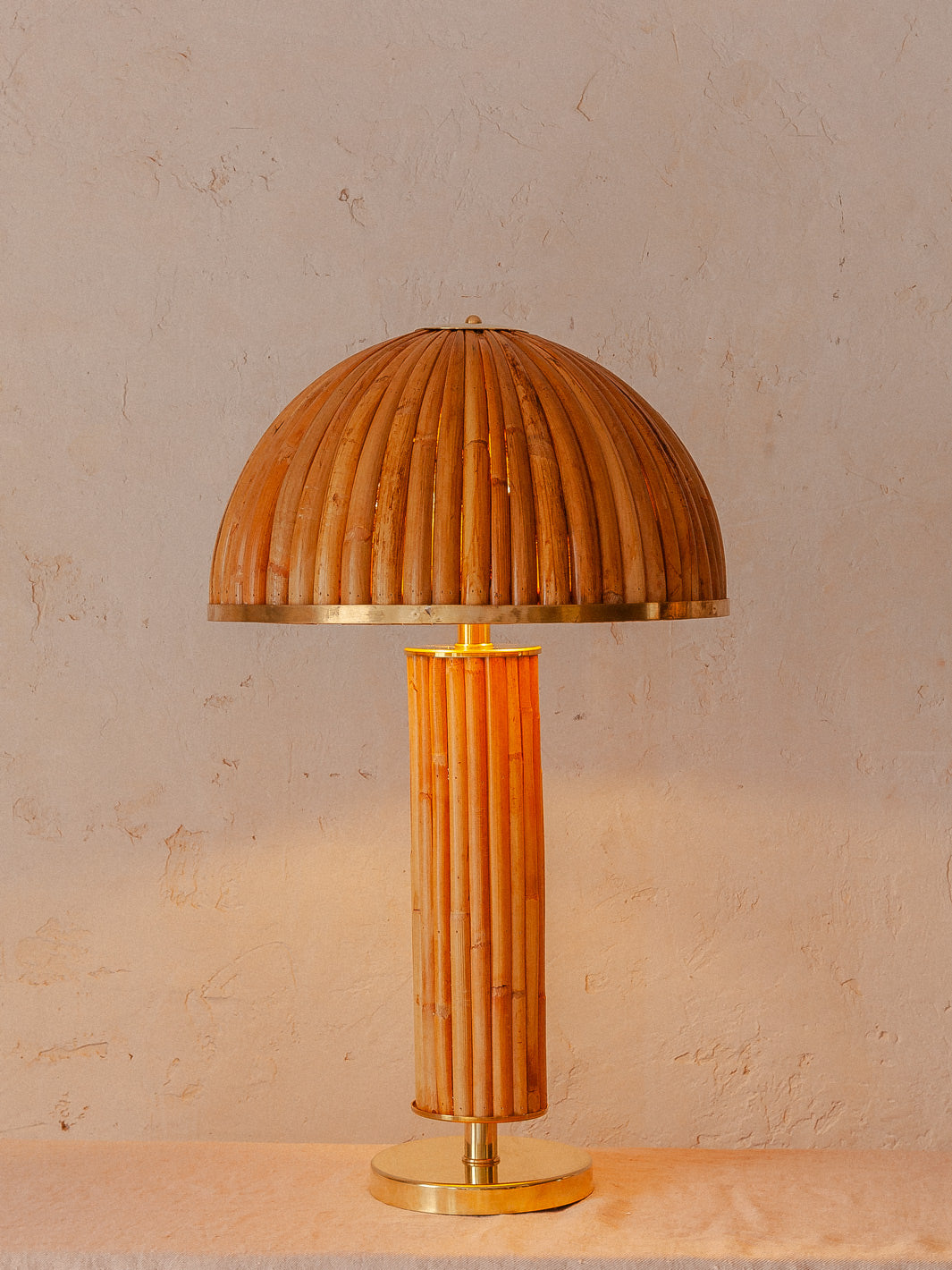 Lampe en bambou fait main italienne