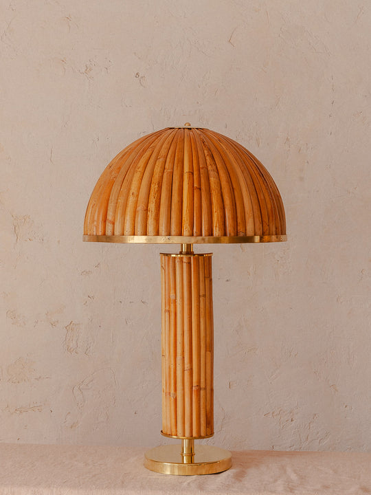 Bamboo lamp faite à la main italienne