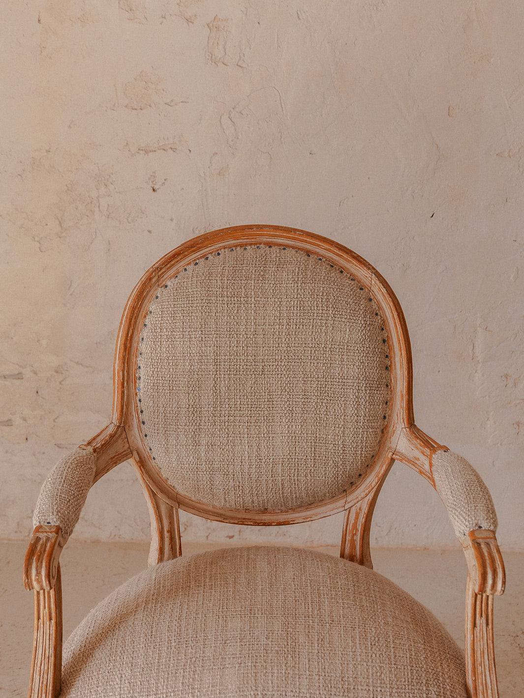 Pair of XNUMXth century Gustavian armchairs