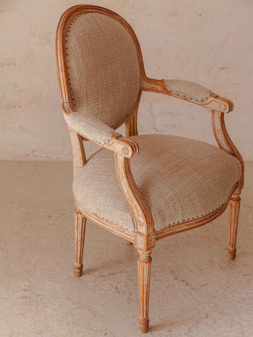 Pair of XNUMXth century Gustavian armchairs