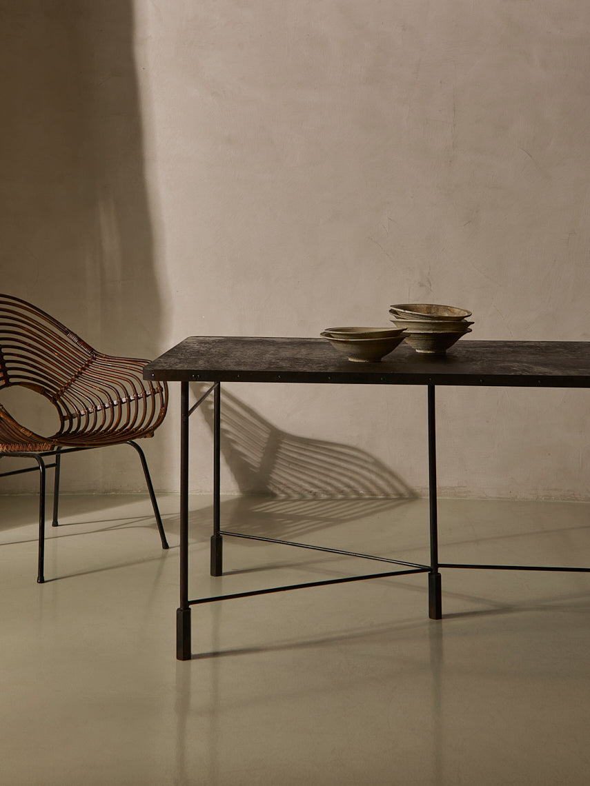 Mesa hierro comedor italiana