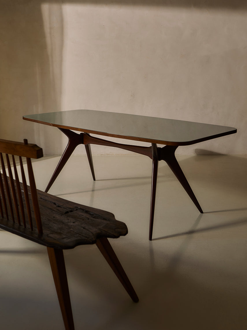 Mesa Italiana años 50 celadón