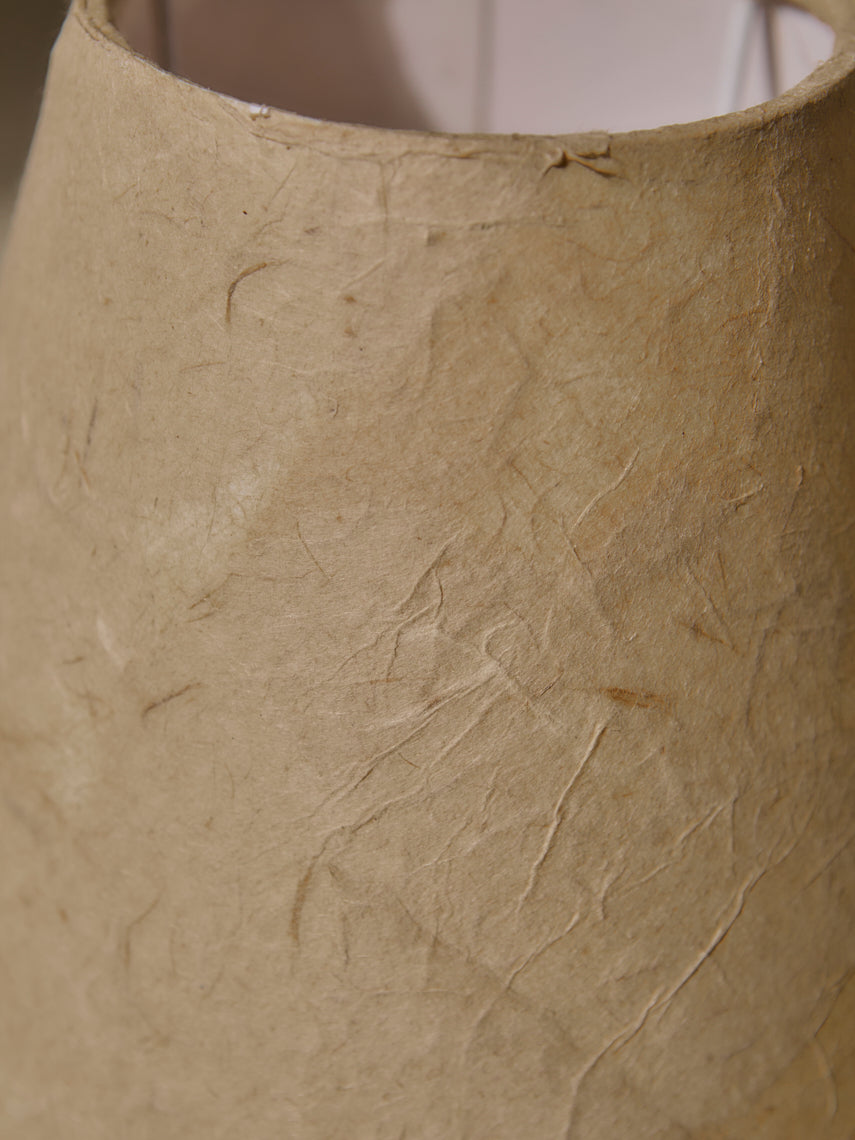 Nam Du Linen and ceramic table lamp by Srepokk