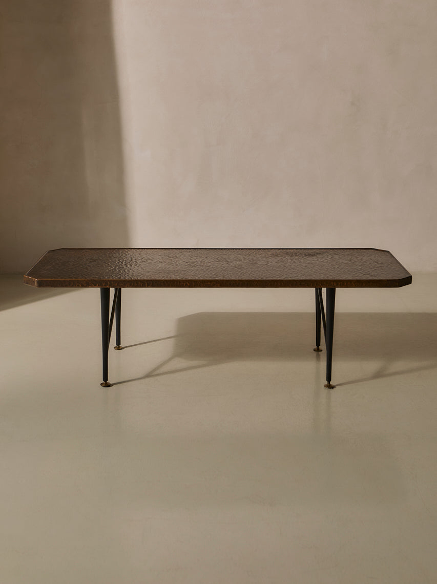 Mesa auxiliar cobre Italia años 60