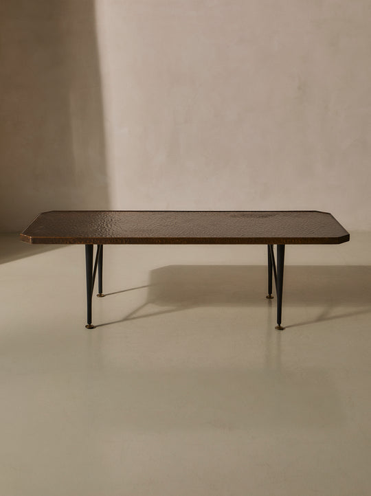 Mesa auxiliar cobre Italia años 60