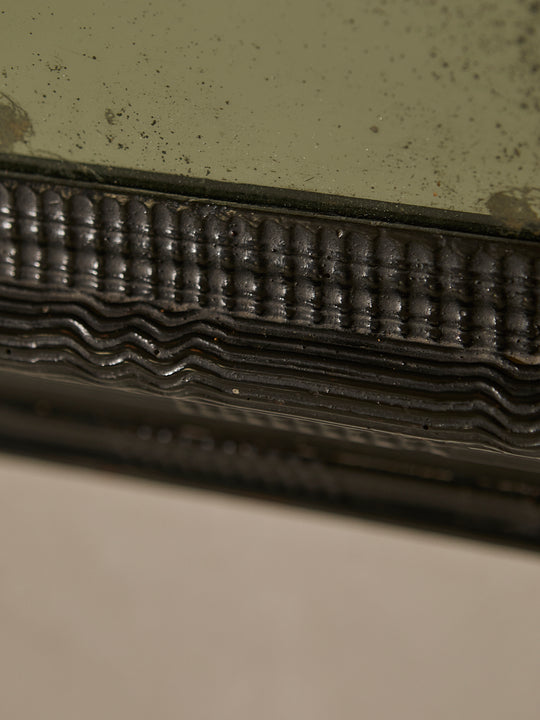 Espejo Mogano guilloche s.XIX