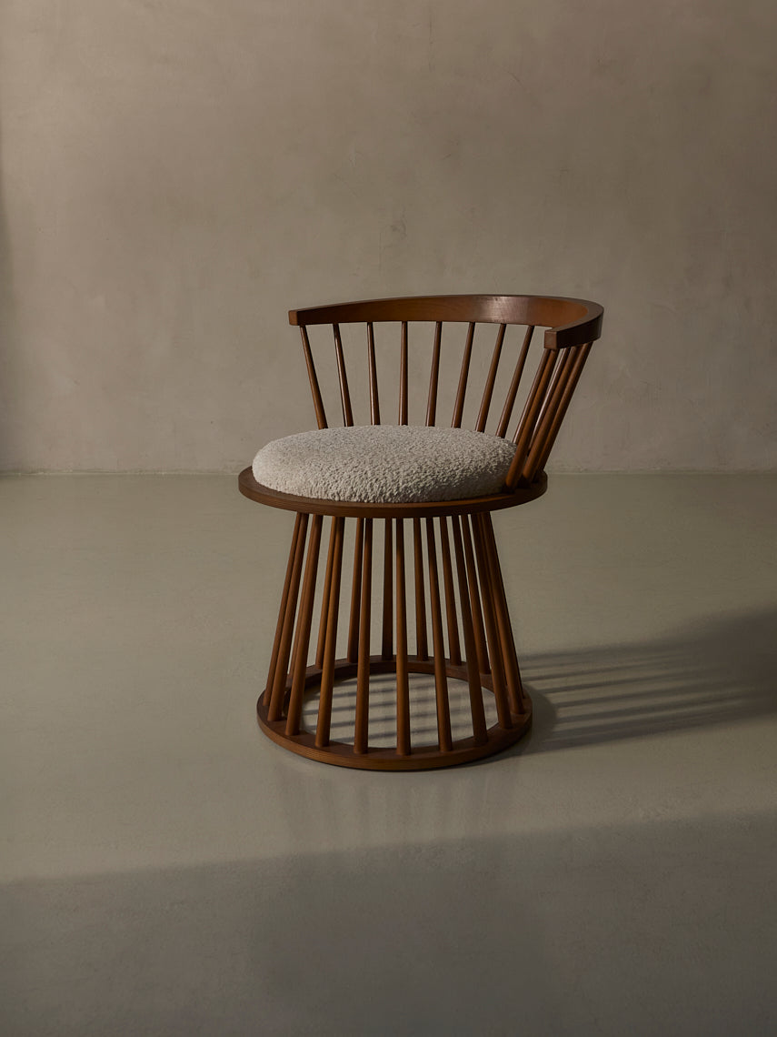 Italian beech armchair