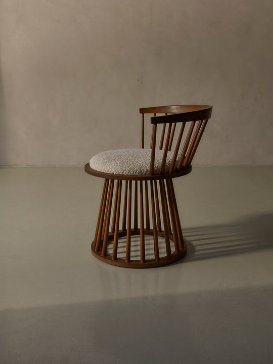 Italian beech armchair