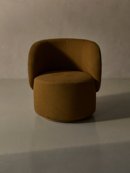 Auguste mustard armchair