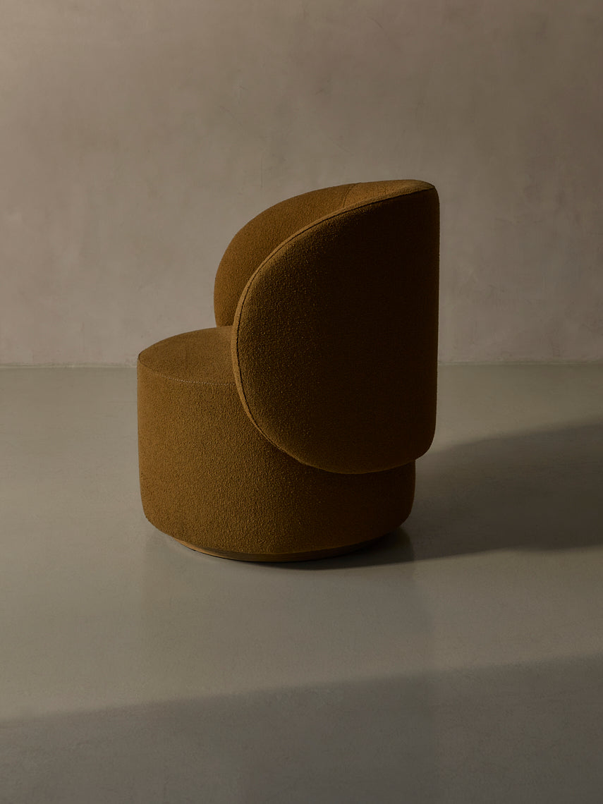 Auguste mustard armchair