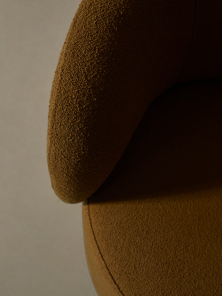 Auguste mustard armchair