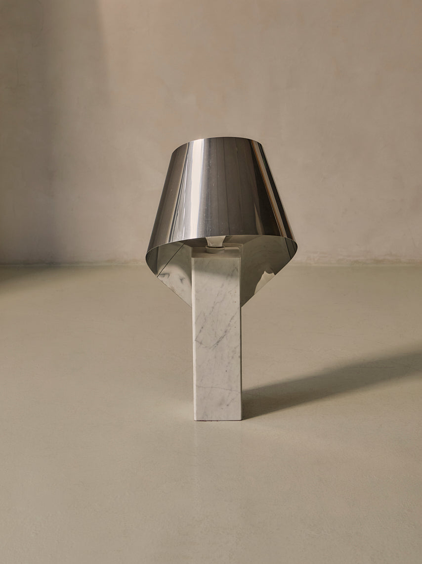 Table lamp from the 70s Carrara &amp; Crom Italia