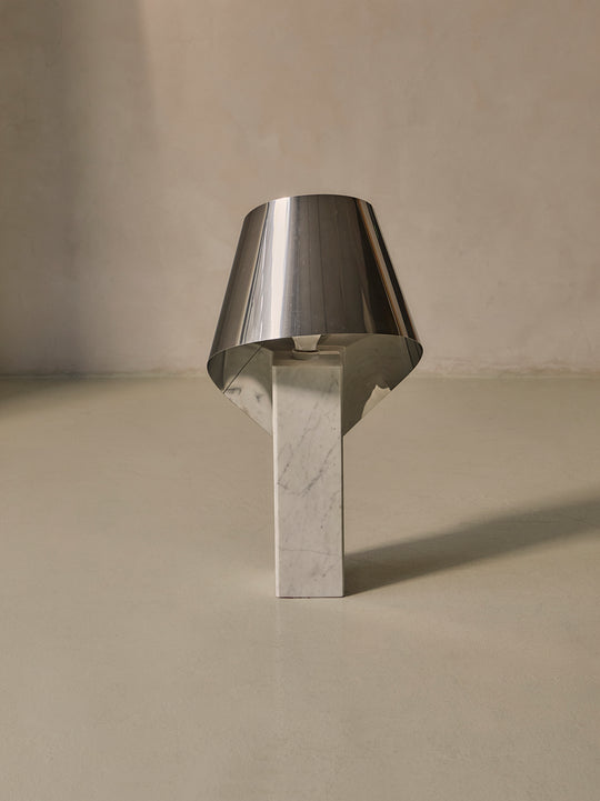 Table lamp from the 70s Carrara &amp; Crom Italia