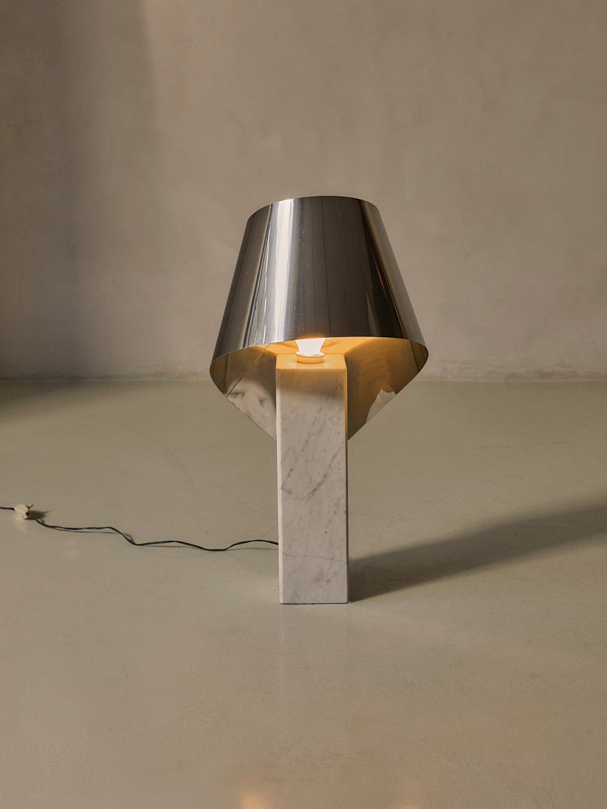 Table lamp from the 70s Carrara &amp; Crom Italia