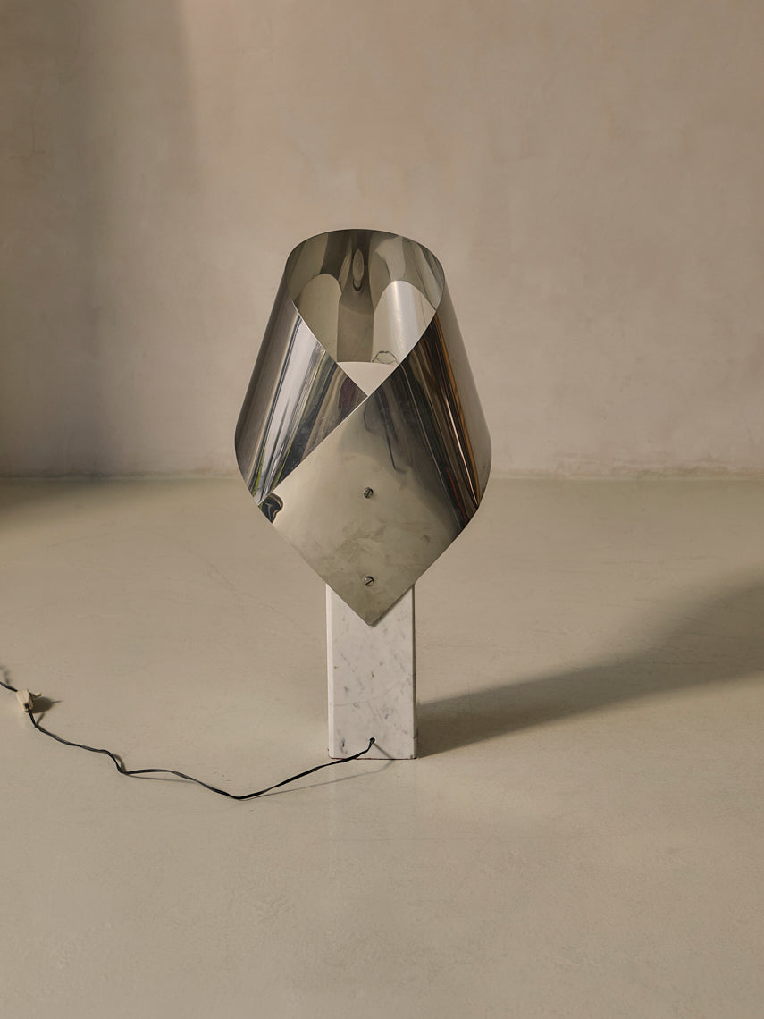 Table lamp from the 70s Carrara &amp; Crom Italia