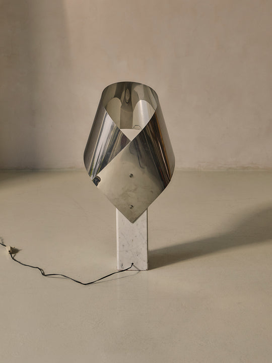Table lamp from the 70s Carrara &amp; Crom Italia