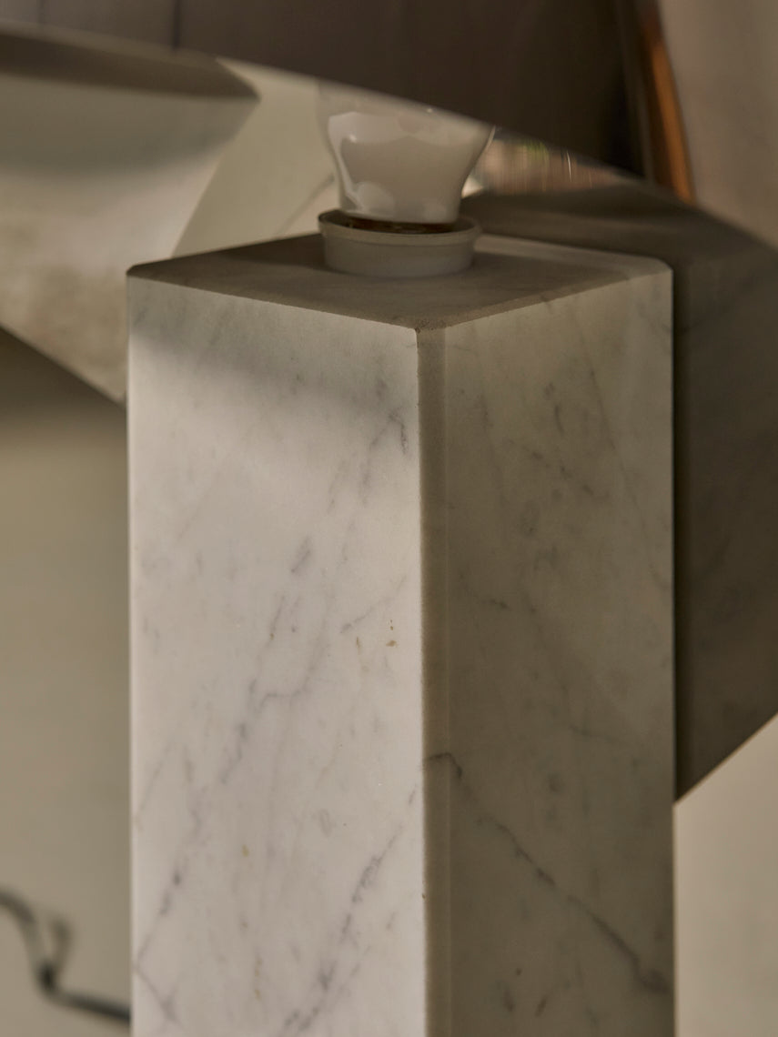 Table lamp from the 70s Carrara &amp; Crom Italia