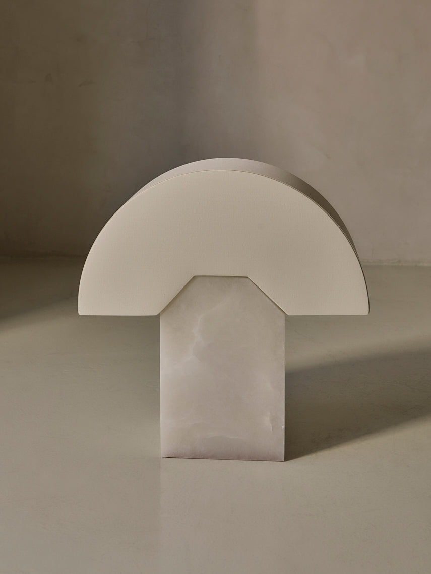 Edna white alabaster lamp Simone &amp; Marcel