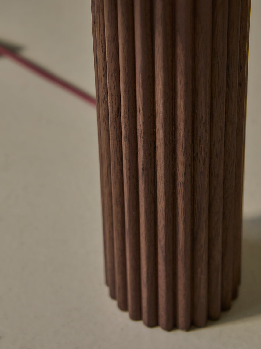 Fluta walnut lamp Simone &amp; Marcel