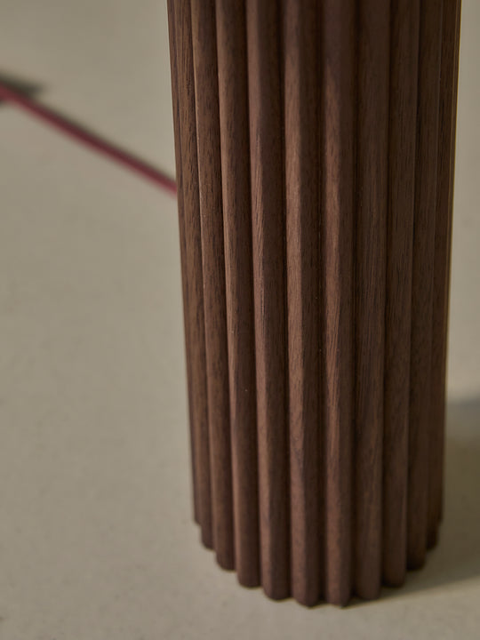 Fluta walnut lamp Simone &amp; Marcel