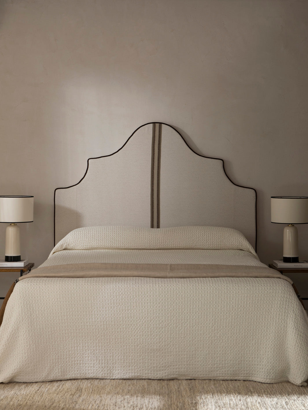 Romy Trim brown headboard