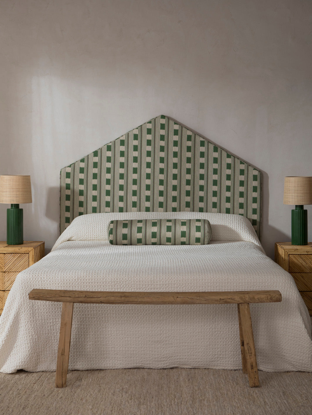 Bogo green headboard