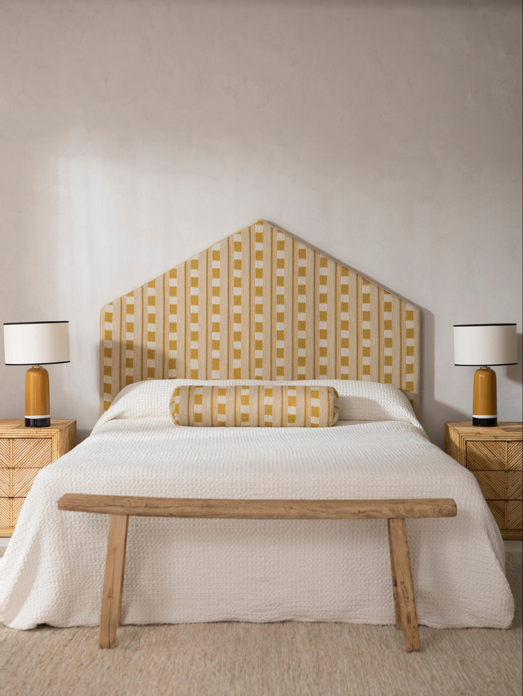 Bogo yellow headboard