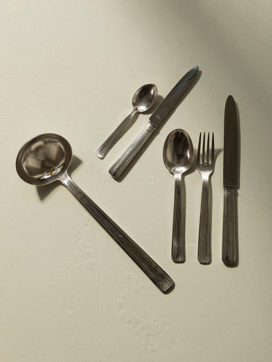 French Art Deco cutlery set for 12 people