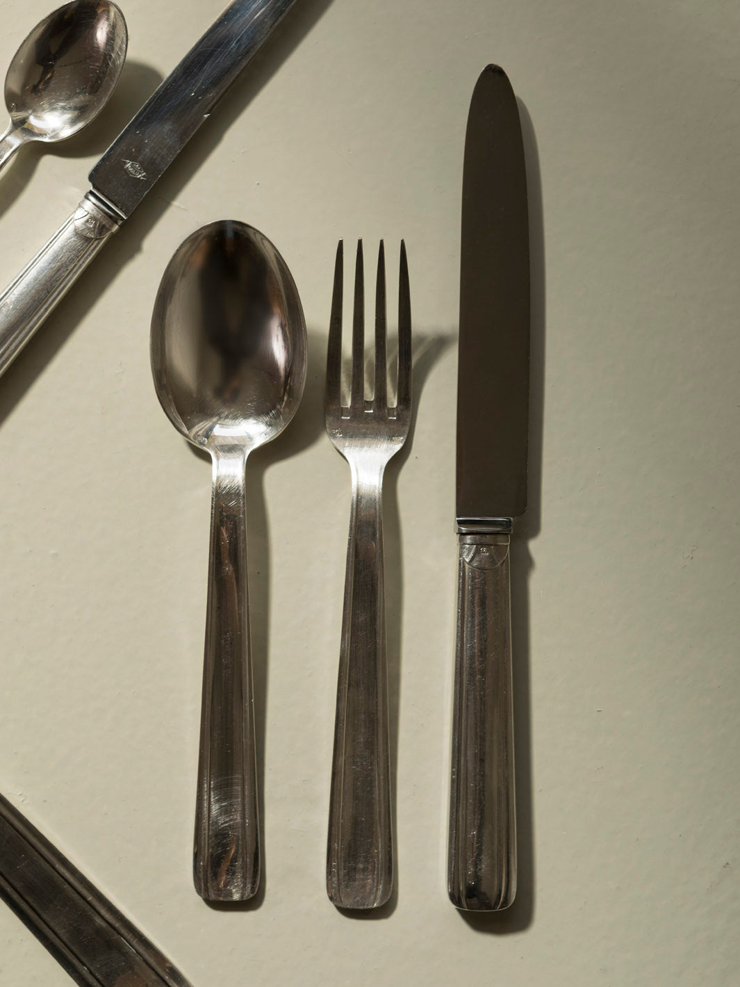 French Art Deco cutlery set for 12 people