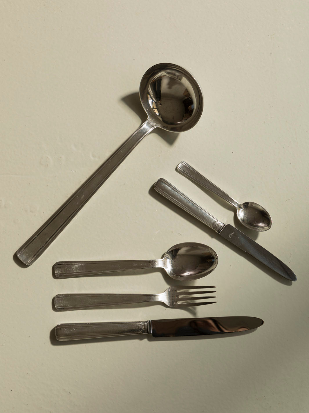 French Art Deco cutlery set for 12 people