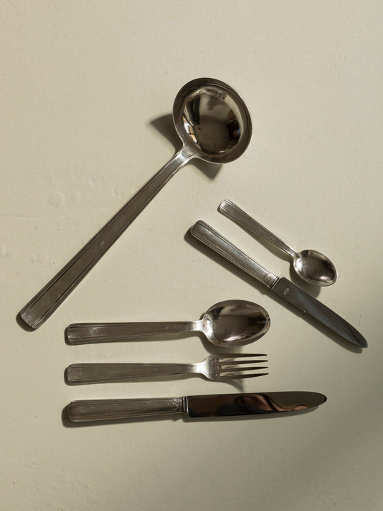 French Art Deco cutlery set for 12 people